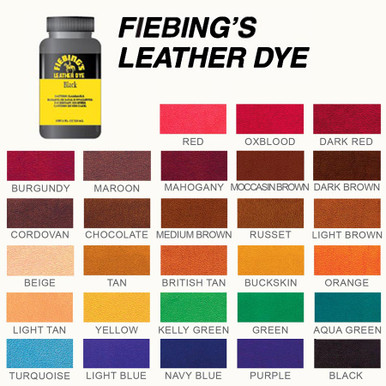 Fiebing's Brown Leather Dye, 4 Ounce