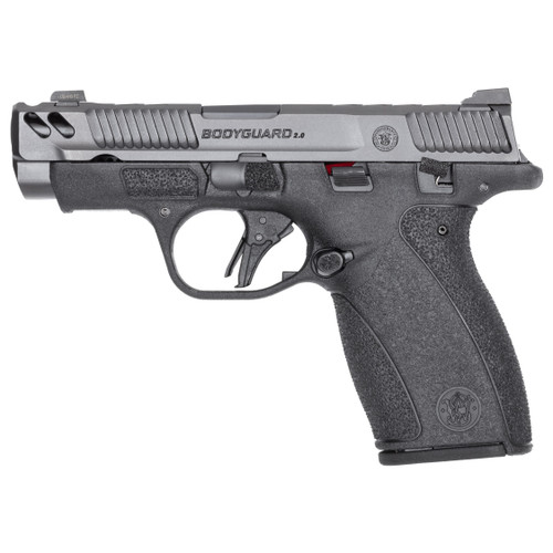 S&W Performance Center Bodyguard® 2.0 Carry Comp Semi-Auto Pistol 380ACP 12+1, 3.1" Barrel, Black Polymer, Thumb Safety 14417 S&W Performance Center Bodyguard® 2.0 Carry Comp Semi-Auto Pistol 380ACP 12+1, 3.1" Barrel, Black Polymer, Thumb Safety 14417