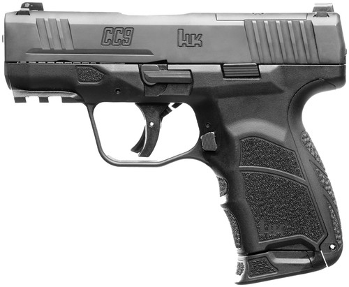 H&K CC9 9MM Semi-Auto Pistol 10/12RD, 3.3" Barrel, Optic Ready, Night Sights 81000550 H&K CC9 9MM Semi-Auto Pistol 10/12RD, 3.3" Barrel, Optic Ready, Night Sights 81000550