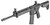 Springfield Armory Saint M-LOK Pic Gas Block 5.56NATO 16" Barrel, 30RD, Black ST916556BM - left angle