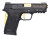 S&W 13228 M&P9 M2.0 Performance Center Shield EZ 9MM 8RD Black/Gold Finish, No Thumb Safety