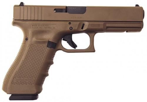 Glock G22 Gen 4 Full FDE .40S&W 15+1 4.5" FS 3-15RD Mags Accessory Rail PG2250201D