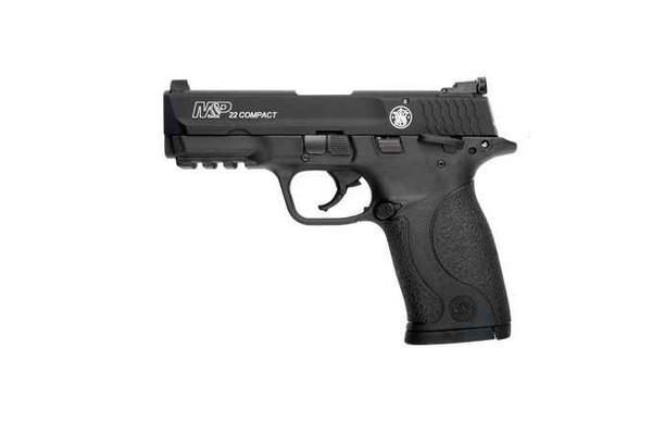 Smith & Wesson M&P22 Compact Semi-Auto Pistol .22LR 10RD 3.6" Barrel, Black Poly 108390