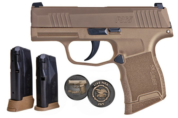 Sig Sauer P365 9MM Coyote NRA 10RD 365-9-COYXR3-NRA19