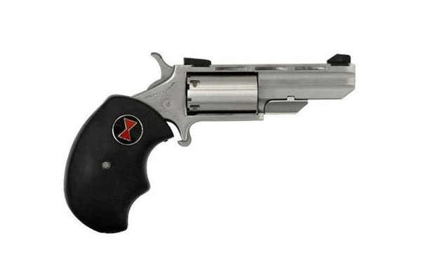 North American Arms Black Widow 22LR Revolver, Stainless Finish, 2" Barrel NAA-BWL