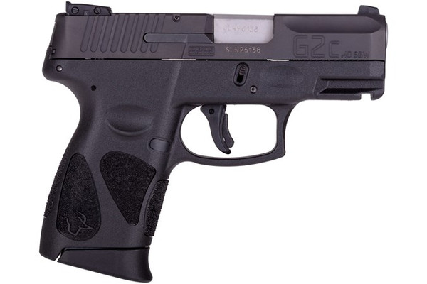 Taurus G2C 40S&W Semi-Auto Pistol 10RD Black Finish, 3.2" Barrel, 2 Mags 1-G2C4031-10