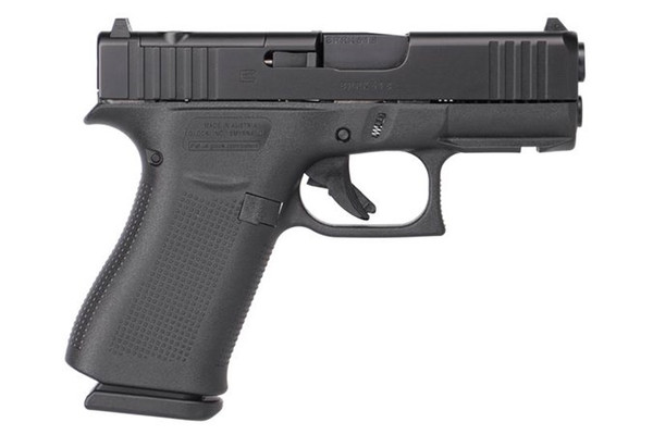 Glock G43X MOS Subcompact 9MM, 10RD, 3.41" Barrel, Black, 2 Mags PX4350201FRMOS