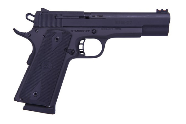 Rock Island Armory M1911-A1 XT22 Magnum Semi-Auto Pistol 22MAG, 5" Barrel, Upswept Beavertail, Fixed Sights 51996