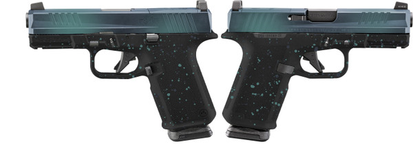 Ruger RXM 9MM Semi-Auto Pistol Northern Lights Splatter, 15+1, 4" Barrel, Optic Ready, 2 Mags 19400-NORTHERN