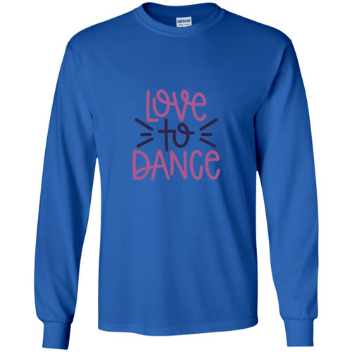 Love To Dance purple Youth Long Sleeve T-Shirt