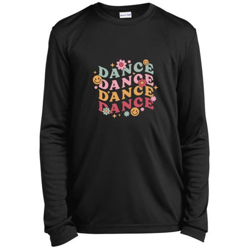 Dance, Dance, Dance Youth Long Sleeve Performance Tee