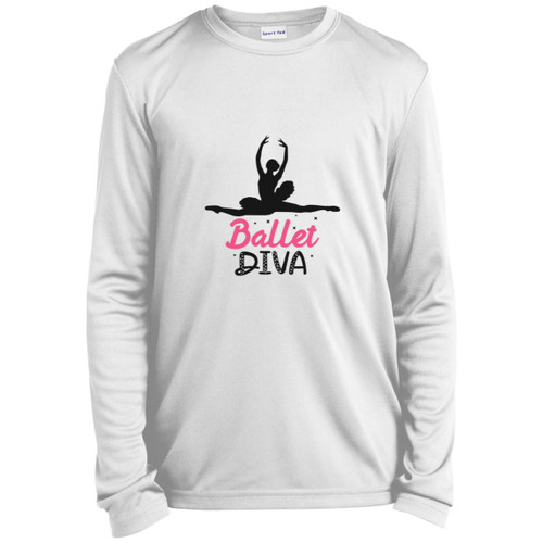Ballet DIVA Youth Long Sleeve Performance Tee