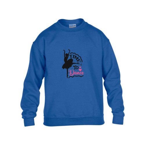 time to dance Youth Heavy Blend Fleece Crew