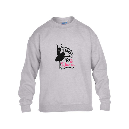 time to dance Youth Heavy Blend Fleece Crew