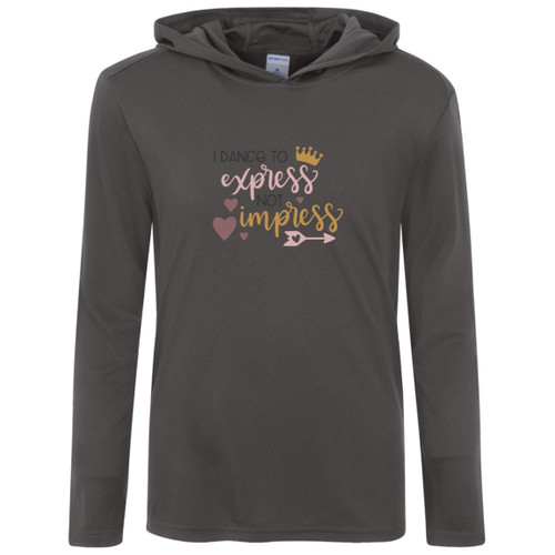 I Dance To Express, Not To Impress Youth Competitor Hooded Long Sleeve