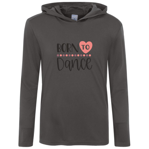 Born To Dance Heart Youth Competitor Hooded Long Sleeve