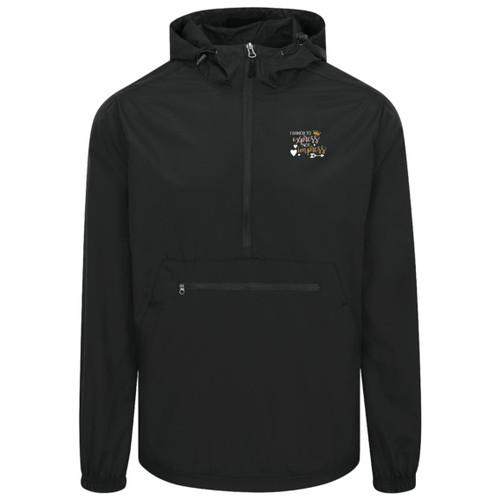 I Dance To express not Impress white Packable Anorak