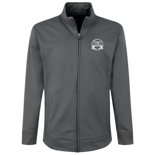 Dance Mode On White Youth Fleece Full-Zip Jacket