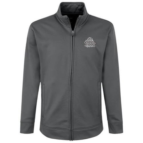 Why Walk When you can Dance White Youth Fleece Full-Zip Jacket