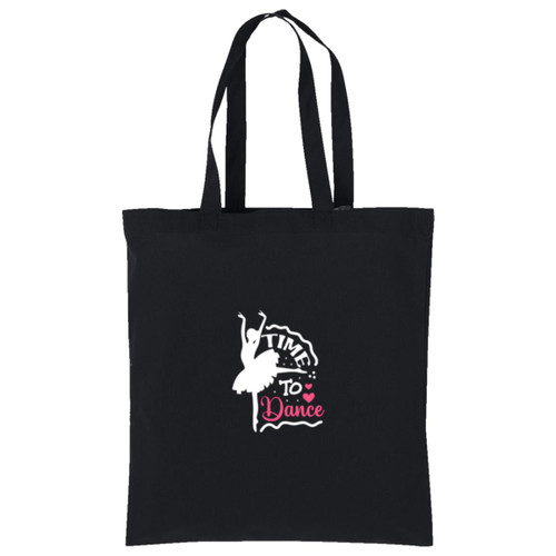 Time To Dance Cotton Tote