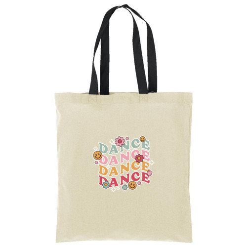 Dance, Dance, Dance white Cotton Tote