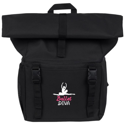 Ballet Diva White 18-Can Backpack Cooler