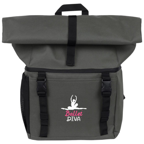 Ballet Diva White 18-Can Backpack Cooler