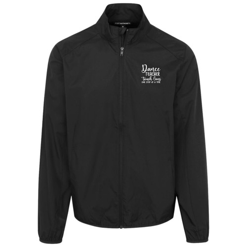Dance teacher touch lives white Mens Zephyr Full-Zip Jacket