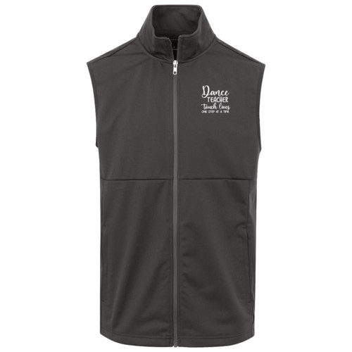 Dance teacher touch lives white Adult Soft Shell Vest