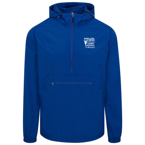 behind Every Dancer White Packable Anorak