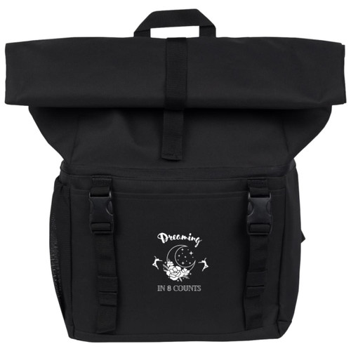 Dreaming in 8 counts white 18-Can Backpack Cooler