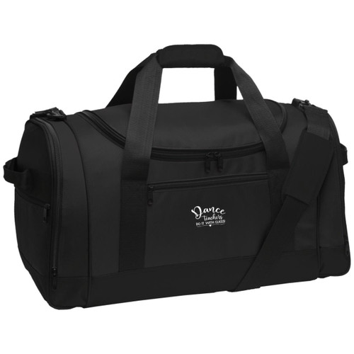 Do it with class white Voyager Sports Duffel