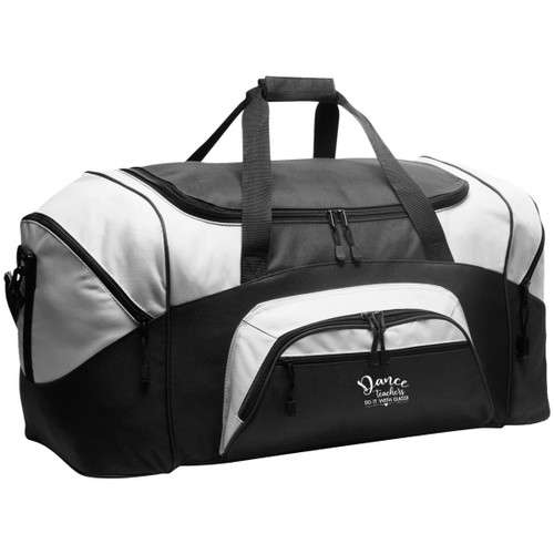 Do it with class white Sport Duffel