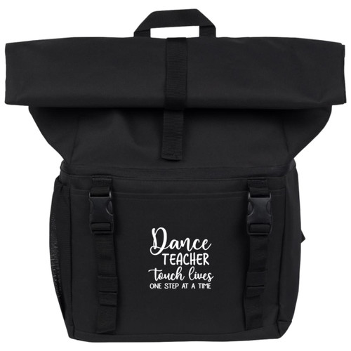 Dance teacher touch lives white 18-Can Backpack Cooler