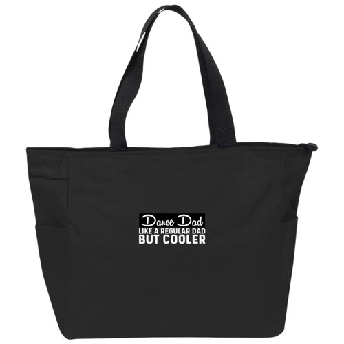 Dnace Dad But Cooler White Essential Zip Tote