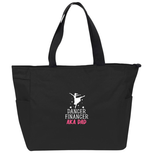 Dance Financer Aka Dad white Essential Zip Tote