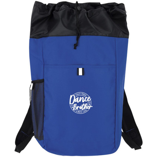 Dance brother always loud always proud white Hybrid Backpack