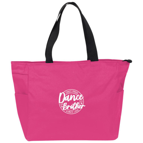 Dance brother always loud always proud white Essential Zip Tote