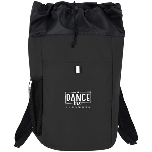 Dance Bro all day every day white Hybrid Backpack