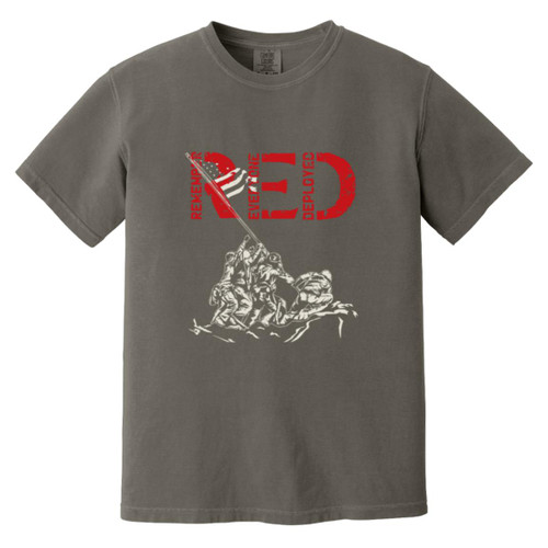 RED Design 9 Heavyweight Garment-Dyed T-Shirt
