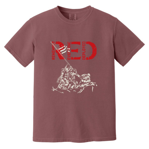 RED Design 9 Heavyweight Garment-Dyed T-Shirt