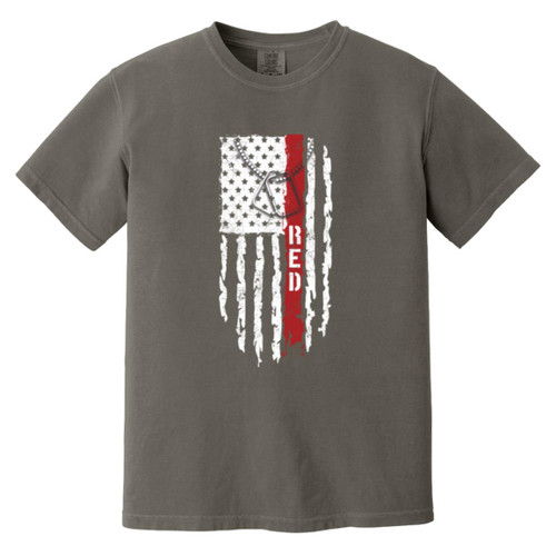 RED Design 3 Heavyweight Garment-Dyed T-Shirt