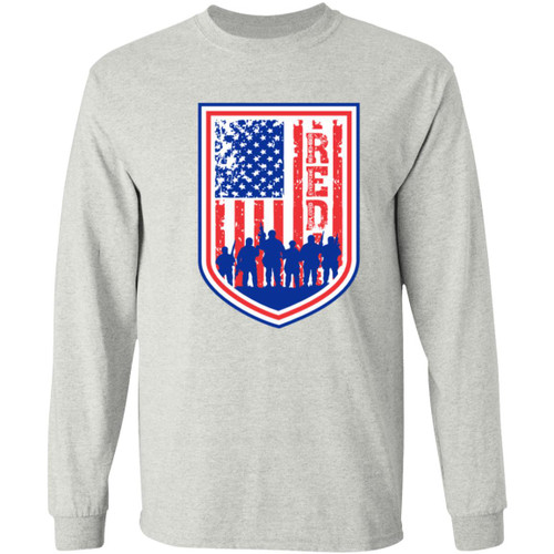 RED Design 4 Long Sleeve T-Shirt