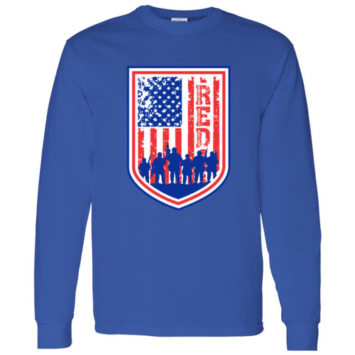 RED Design 4 Long Sleeve T-Shirt