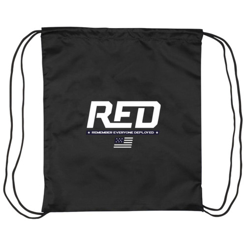 RED Design 2 Drawstring Cinch Bag