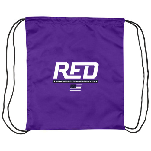 RED Design 2 Drawstring Cinch Bag