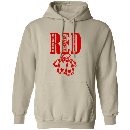 RED Design 6 Pullover Hoodie