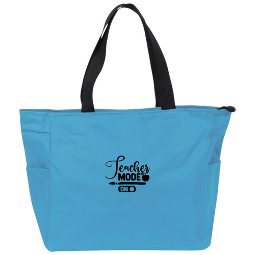 Teacher Mode On Essential Zip Tote