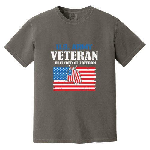 Army Vet Design 3 Heavyweight Garment-Dyed T-Shirt