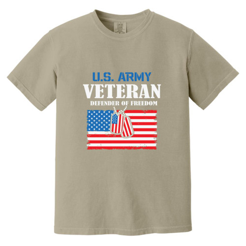 Army Vet Design 3 Heavyweight Garment-Dyed T-Shirt